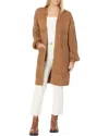 Saltwater Luxe Constance Sweater Open Cardigan In Copper In Multi