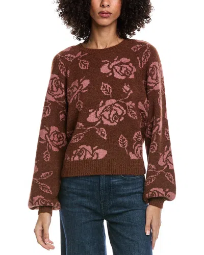 Saltwater Luxe Crewneck Sweater In Brown