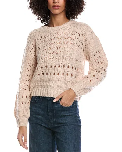 Saltwater Luxe Crewneck Sweater In Pink