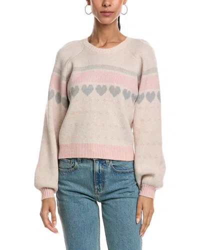Saltwater Luxe Crewneck Sweater In White