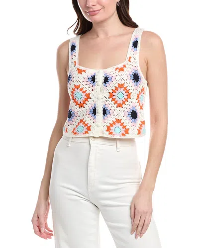 Saltwater Luxe Crochet Tank In White