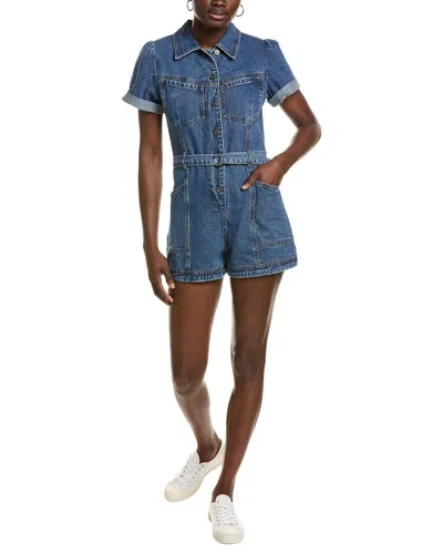 Saltwater Luxe Denim Romper In Wsind