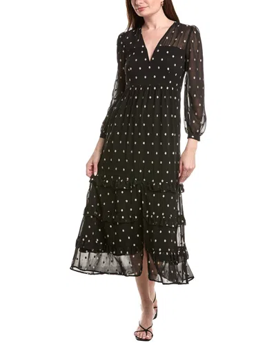 Saltwater Luxe Dot Maxi Dress In Black