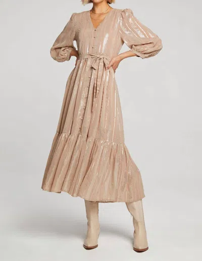 Saltwater Luxe Dream Dress In Champagne In White