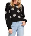 Saltwater Luxe Elima Sweater In Black In Multi