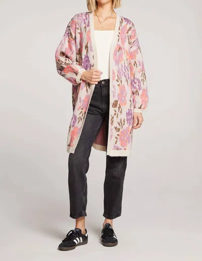Saltwater Luxe Emersyn Sweater In Multi In Pink