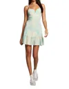 Saltwater Luxe Ocean Tank Emi Mini Dress In Teal Multi In Blue