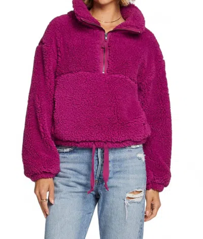 Saltwater Luxe Everest Pullover In Berry In Red