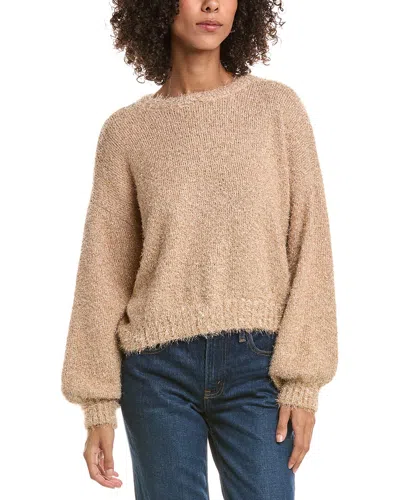 Saltwater Luxe Eyelash Fringe Sweater In Multi