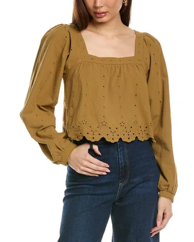 SALTWATER LUXE SALTWATER LUXE EYELET TOP