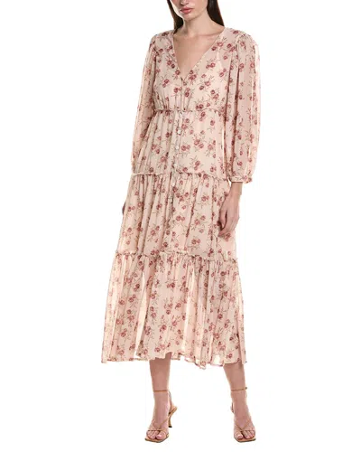 Saltwater Luxe Floral Maxi Dress In White