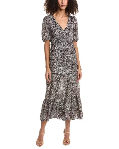 Saltwater Luxe Floral Midi Dress In Multi