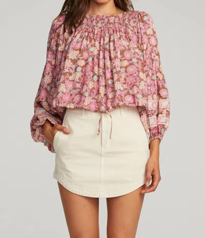 Saltwater Luxe Freya Top In Multi Floral