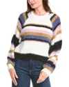 Saltwater Luxe Fuzzy Eyelash Sweater In Multi
