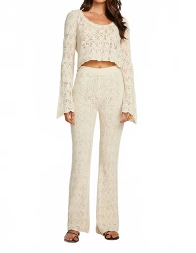 Saltwater Luxe Georgie Pants In Natural In Neutral