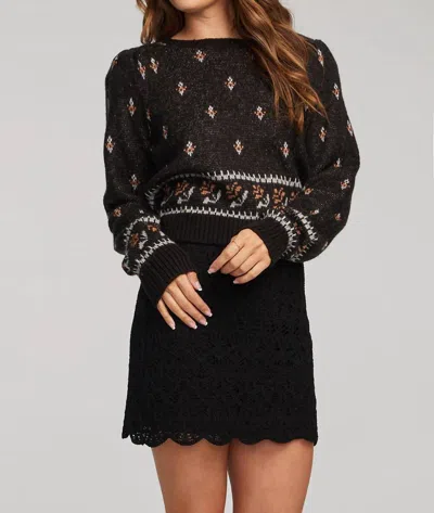 Saltwater Luxe Glory Sweater In Black