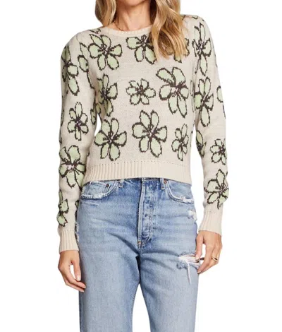 Saltwater Luxe Glory Sweater In Limelight In Green