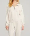 Saltwater Luxe Half Zip Pullover In Salt In White