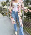 Saltwater Luxe Harmony Sweater In White Multi In Multi