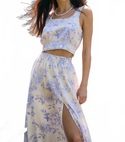 Saltwater Luxe Harriet Tank In Bluebell