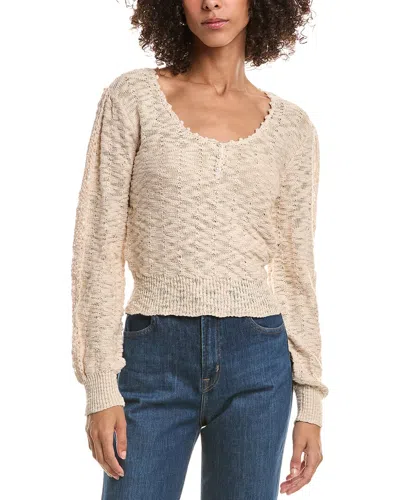 Saltwater Luxe Hudson Textured Sweater In Neutral