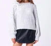 Saltwater Luxe Isabel Sweater In Heather Grey In Grey