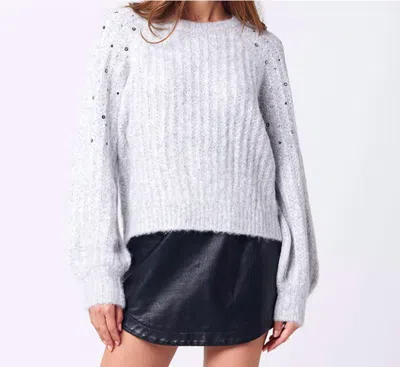 Saltwater Luxe Isabel Sweater In Heather Grey