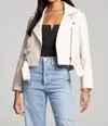 Saltwater Luxe Isola Jacket In Bone In Beige