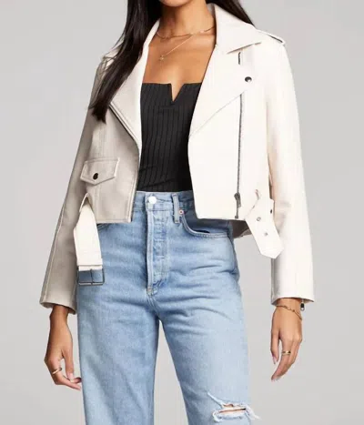 Saltwater Luxe Isola Jacket In Bone In Beige