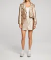 SALTWATER LUXE ISOLA JACKET IN CHAMPAGNE