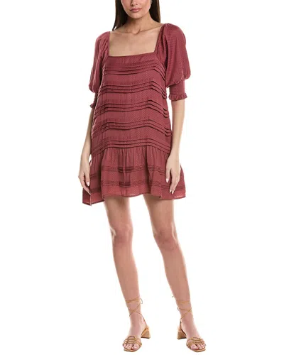 SALTWATER LUXE JACQUARD DOT MINI DRESS