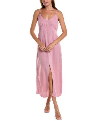 Saltwater Luxe Jacquard Maxi Tank Dress In Pink