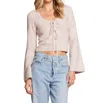 Saltwater Luxe Jayne Sweater In Light Pink In Pink