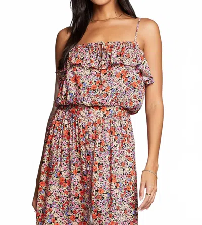 Saltwater Luxe Jinni Tank Top In Multi-flower Red