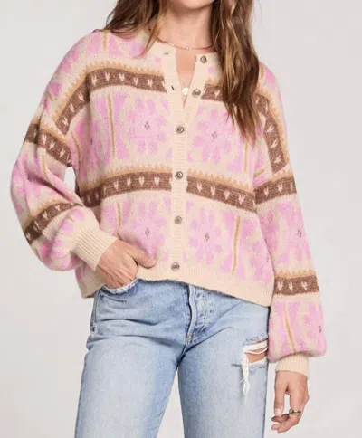 Saltwater Luxe Jossie Sweater In Latte In Multi