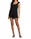 Saltwater Luxe Crochet Romper In Black