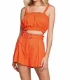 Saltwater Luxe Kathleen Tank Top In Orange In Orange