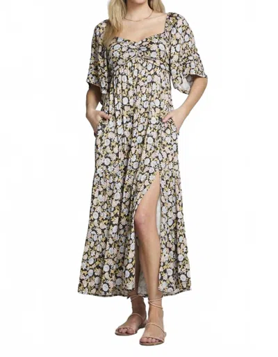 Saltwater Luxe Kathryn Midi Dress In Mystic Orchid In Multi