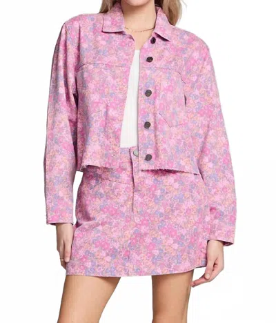 Saltwater Luxe Korin Jacket In Azalea In Pink