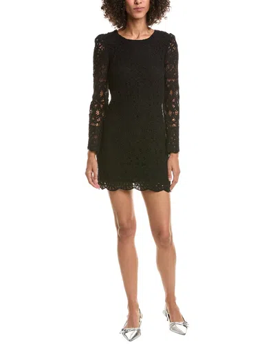 Saltwater Luxe Lace Mini Dress In Black
