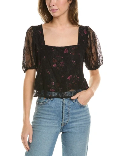 Saltwater Luxe Lace Top In Black