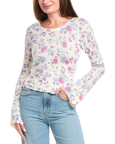 Saltwater Luxe Lace-up Sweater In Neutral