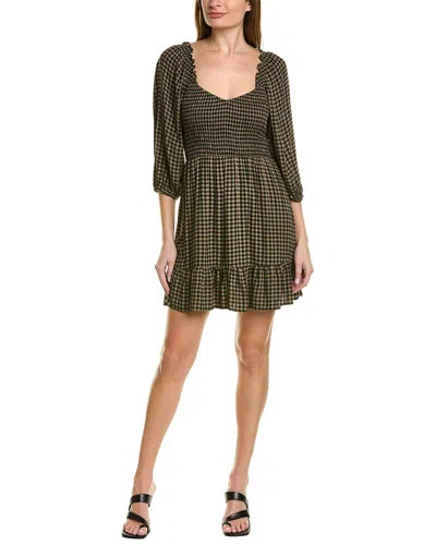Saltwater Luxe Lane Mini Dress In Brown