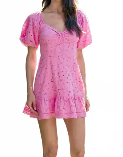 Saltwater Luxe Lavina Mini Dress In Pink