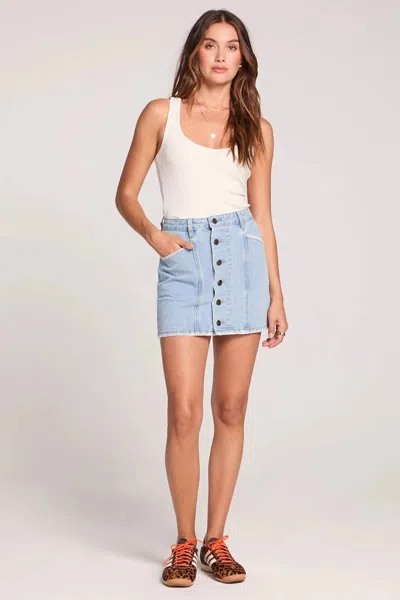 Saltwater Luxe Lenna Skirt In Light Blue