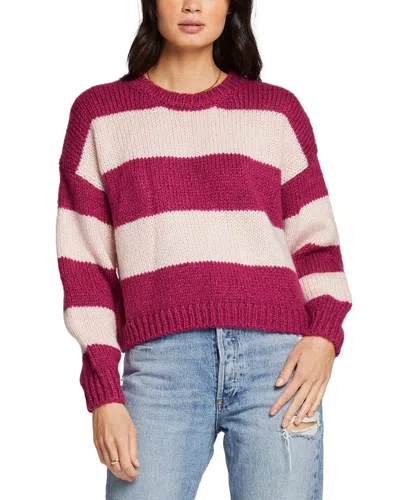 Saltwater Luxe Lexie Sweater In Berry In Multi