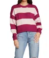 Saltwater Luxe Lexie Sweater In Berry In Pink