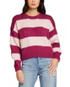 Saltwater Luxe Lexie Sweater In Berry In Red