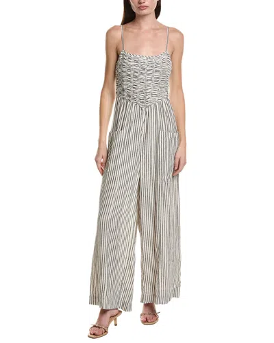 Saltwater Luxe Linen-blend Tank Jumper In Black