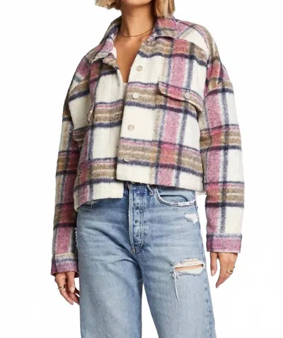 Saltwater Luxe Long Sleeve Una Jacket In Hot Pink